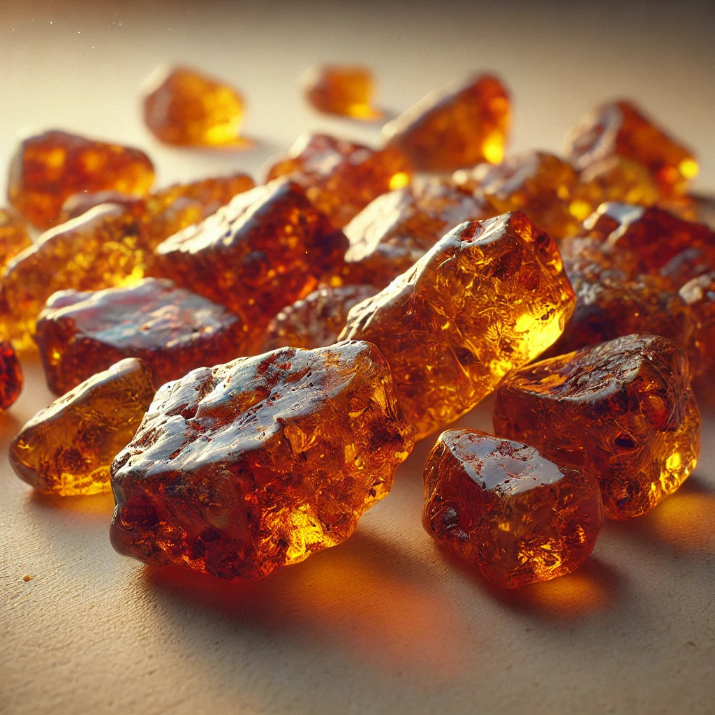 Amber barnsteen teething