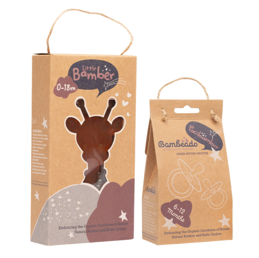 pacifier teething toy amber