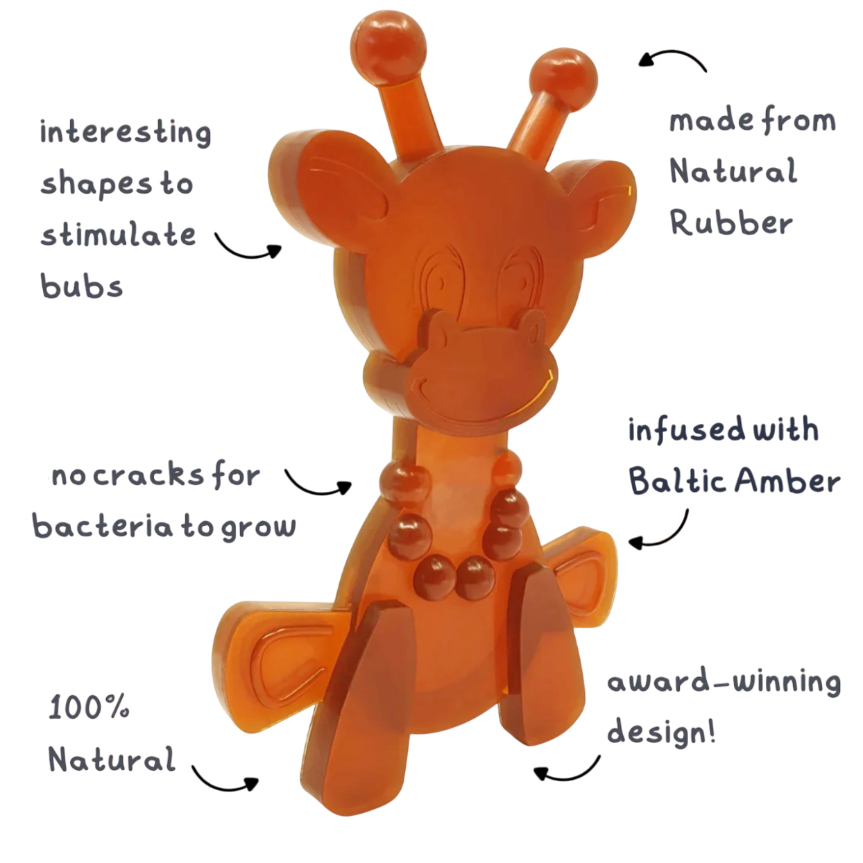 Little Bamber & Pacibamber DUO SET – Amber Infused Fopspeen & Bijtring