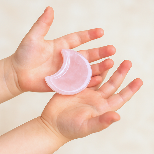 Rose Quartz Maan Schaaltje
