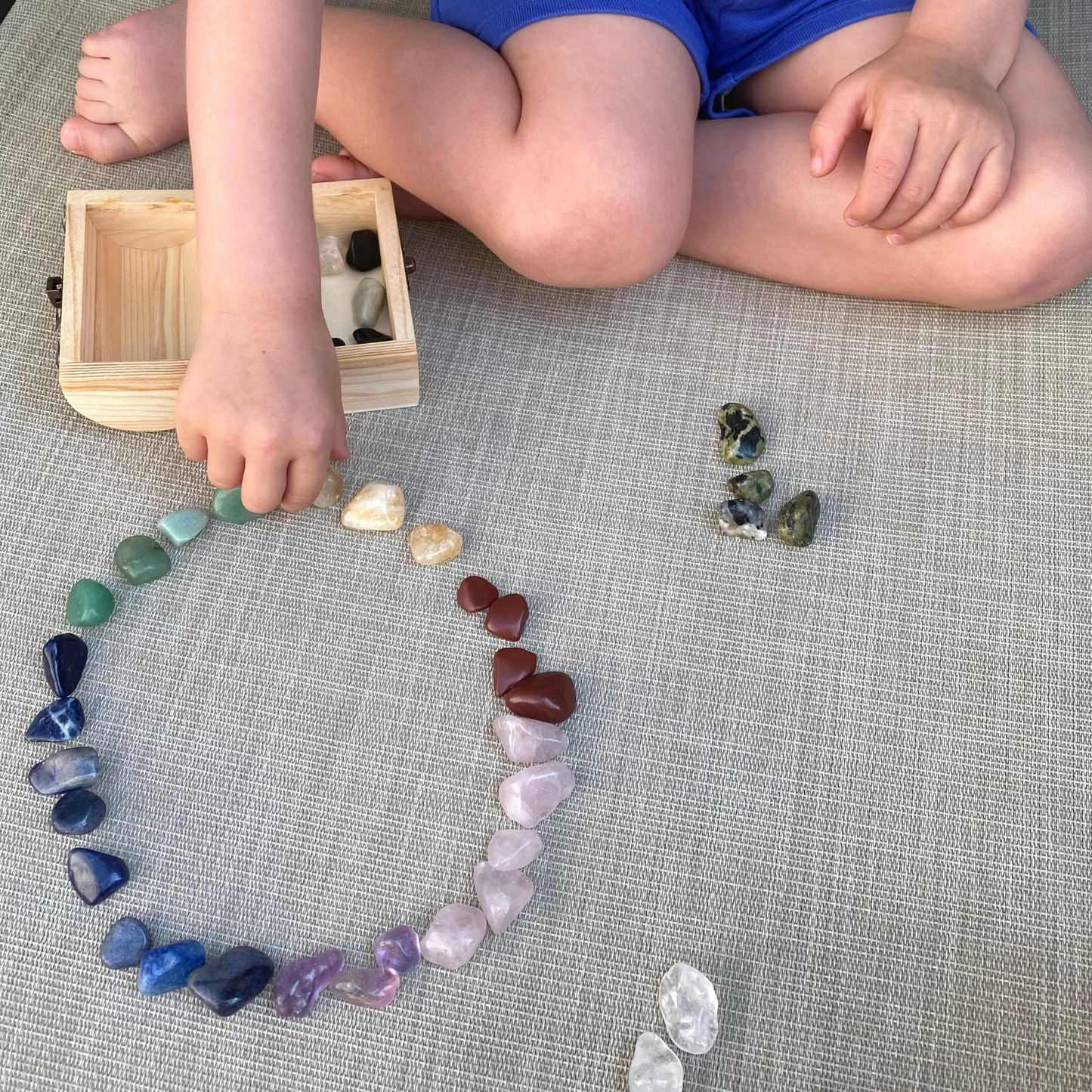 sensorisch spel edelstenen
