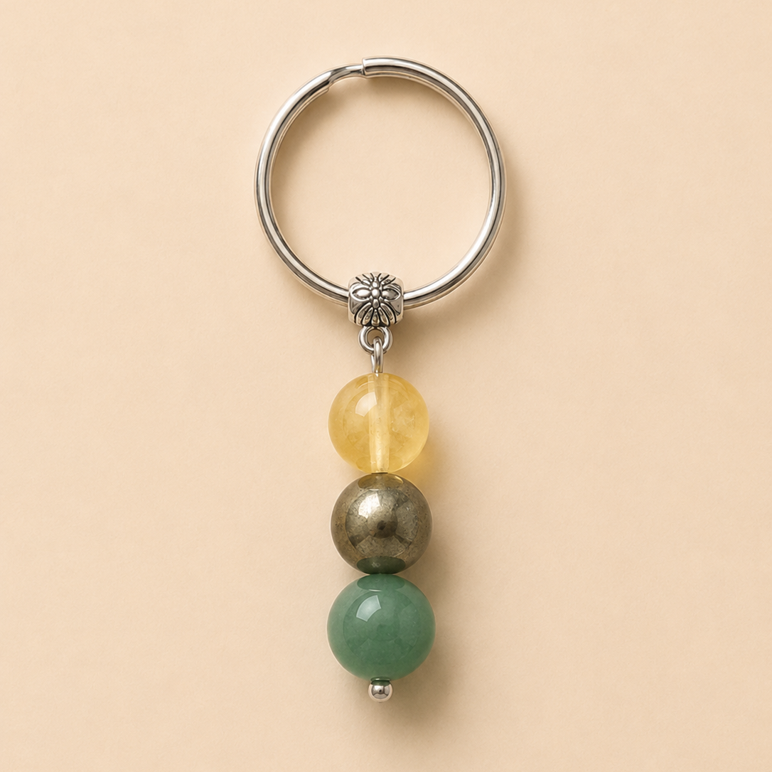 Citrine pyrite aventurine